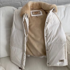 Ugg white vest